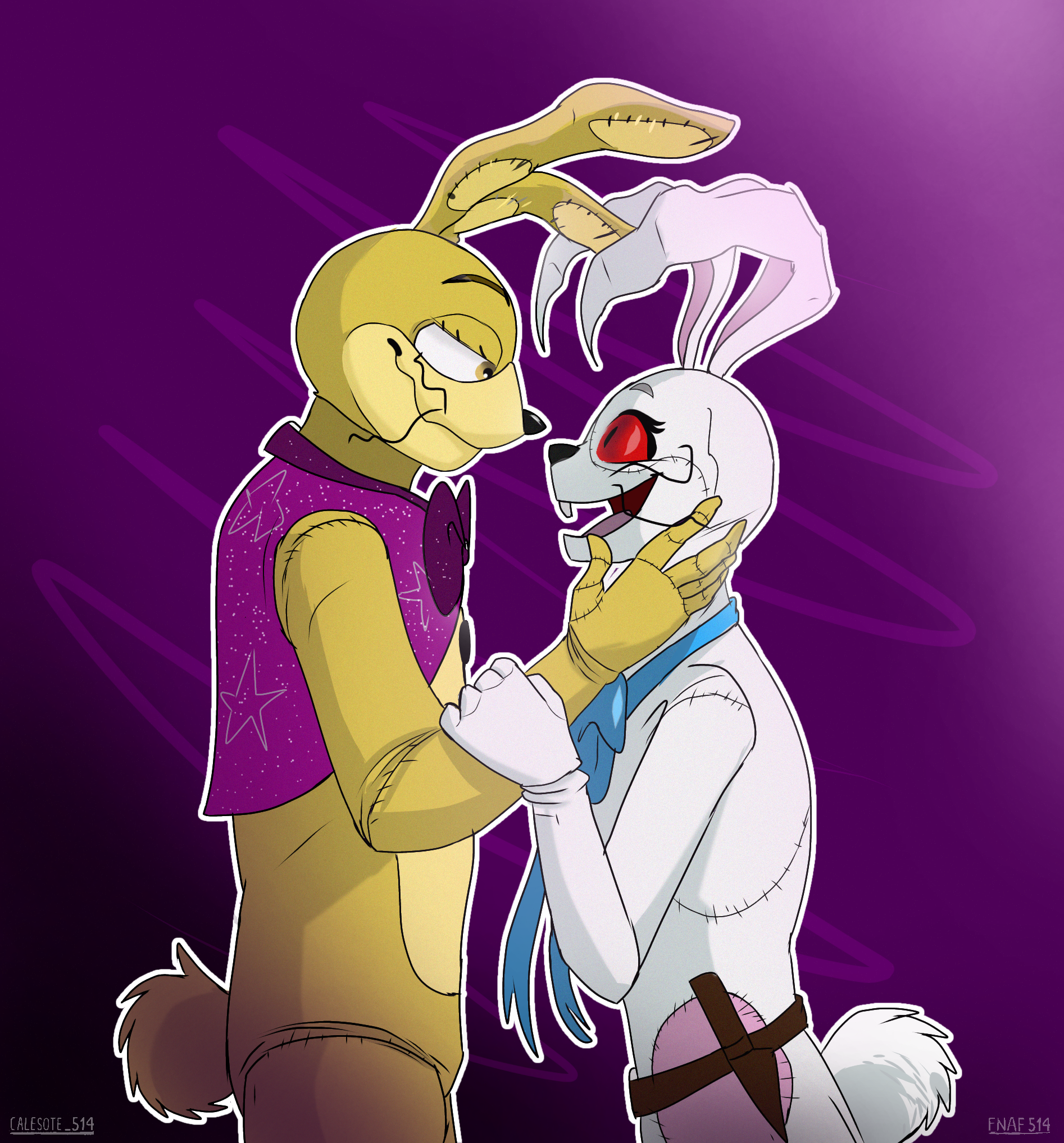 Vanny and Glitchtrap  FNAF by RainbowPawz35 on DeviantArt