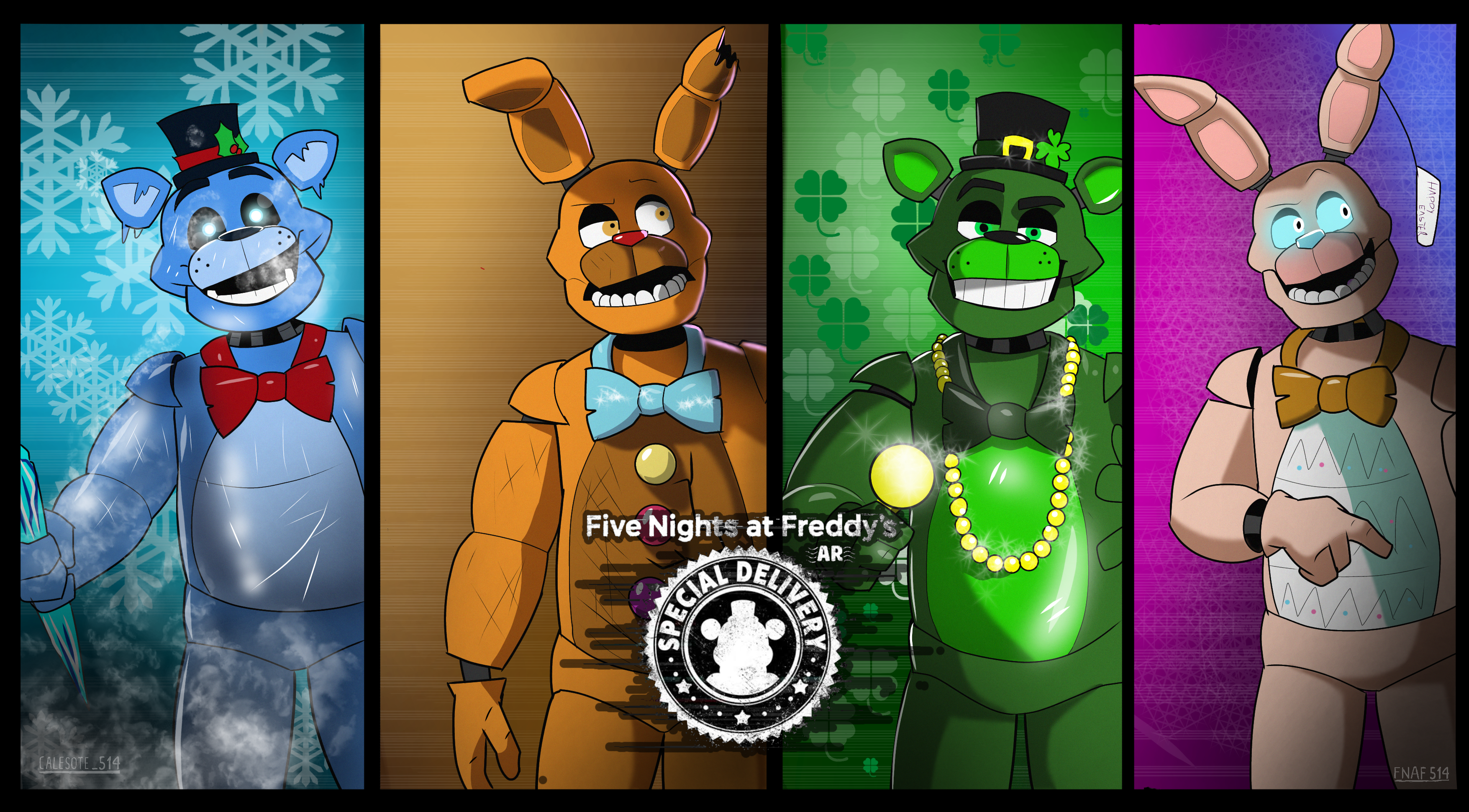 Fnaf AR Special Delivery Skins by GareBearArt1 on DeviantArt