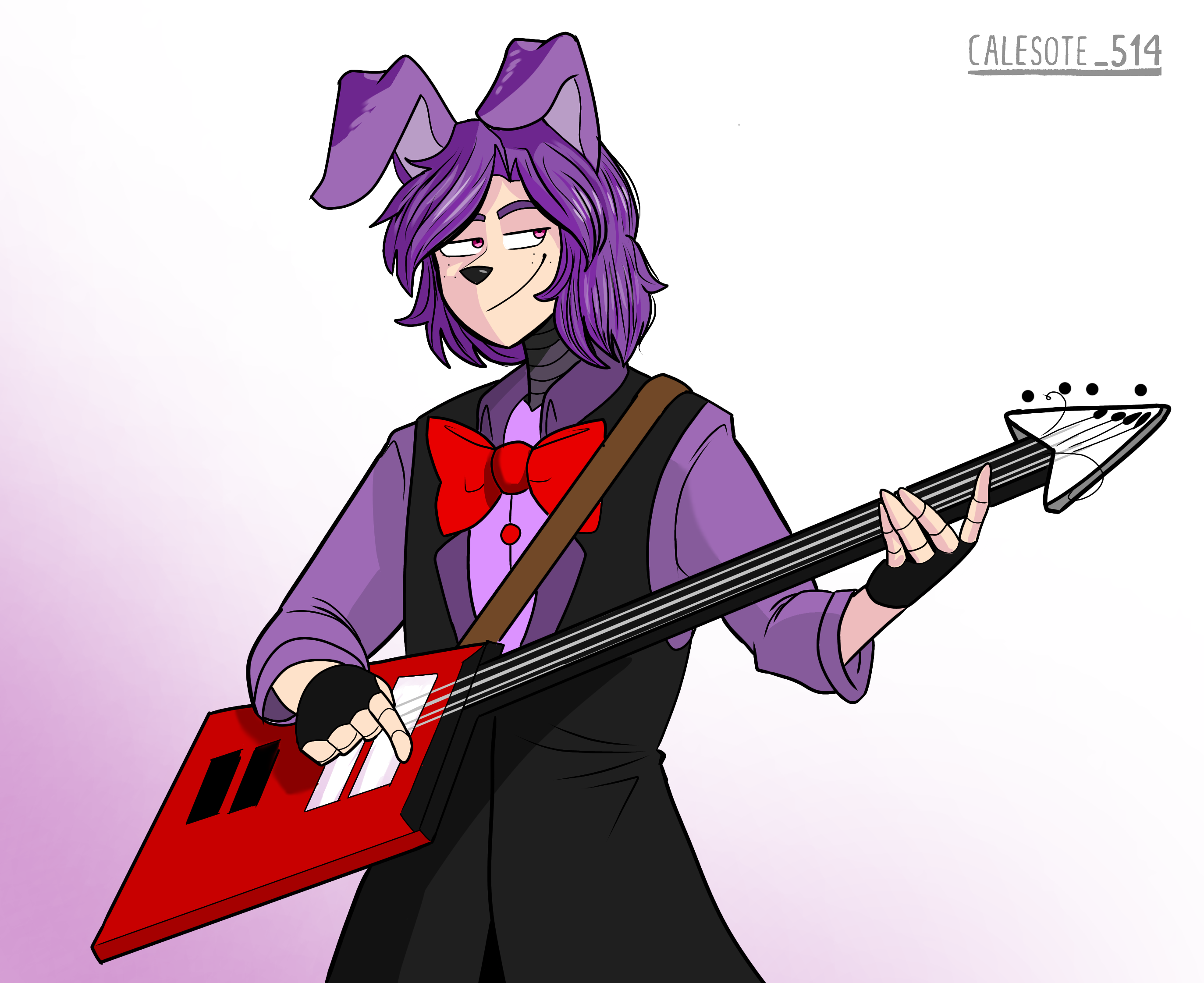 Fnaf514 Glamrock Bonnie by Calesote514 on DeviantArt