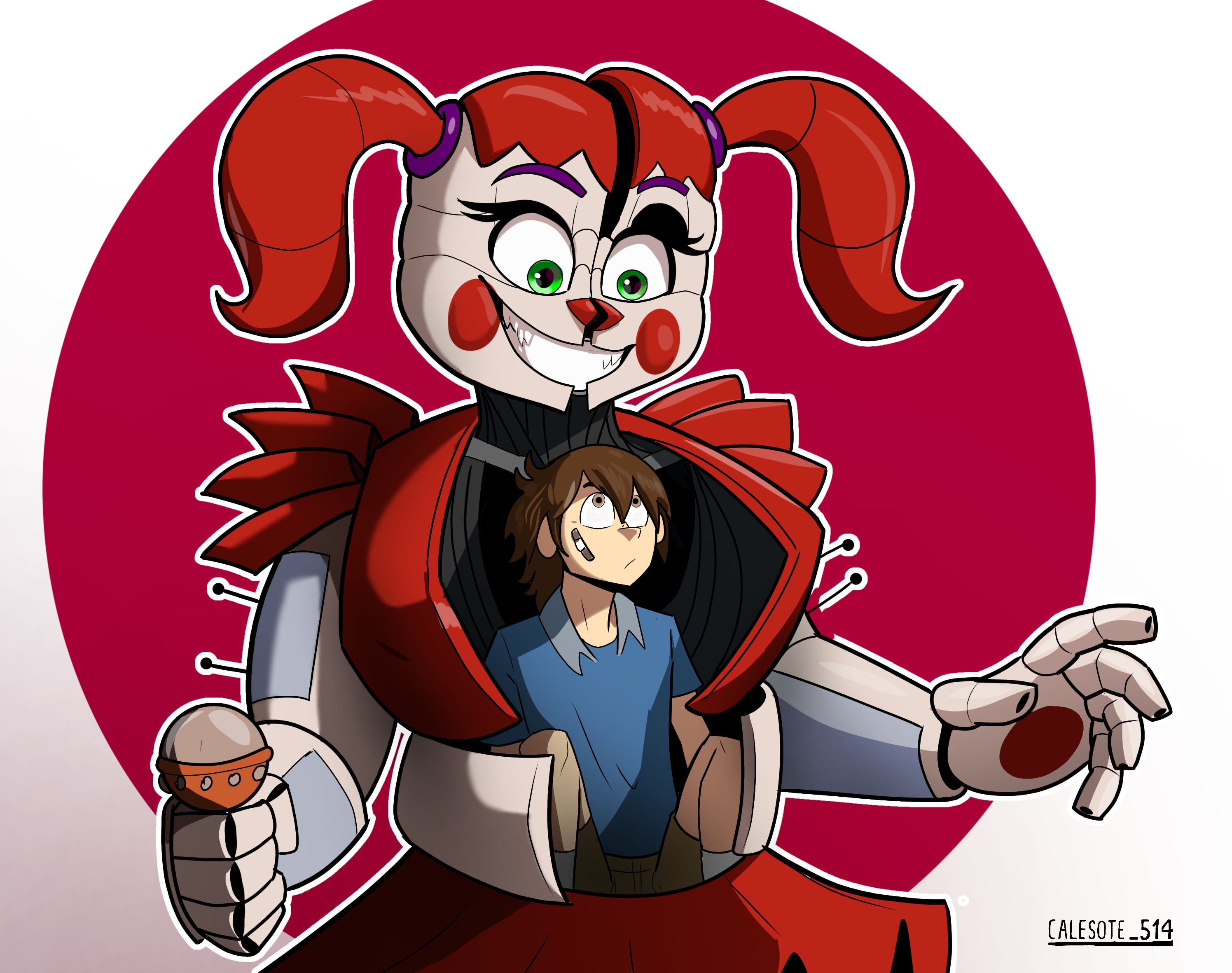 FNAFCassie y Gregory by Lallamaguerre54 on DeviantArt