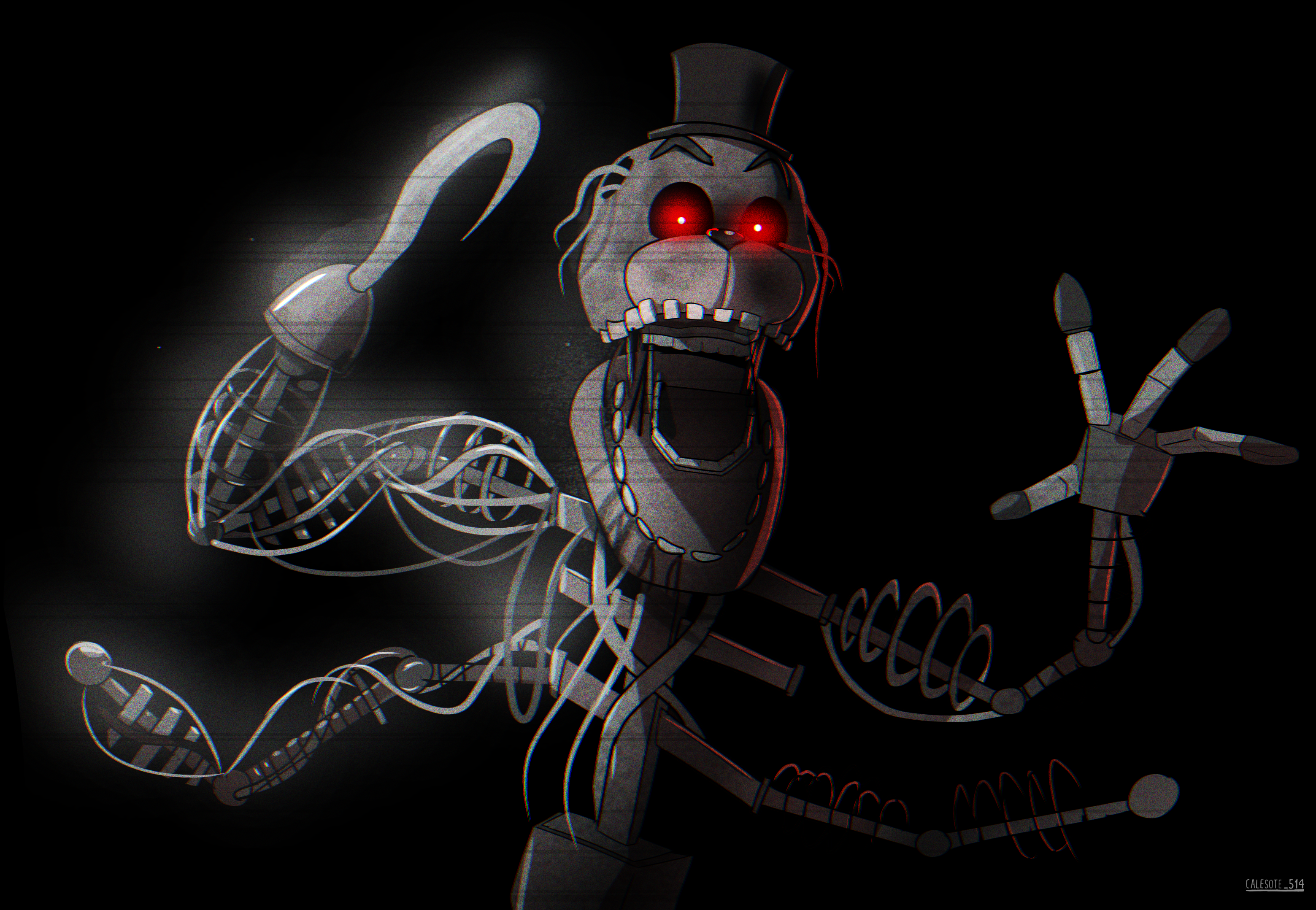 Shadow Freddy FNAF514 by Calesote514 by Calesote514 on DeviantArt