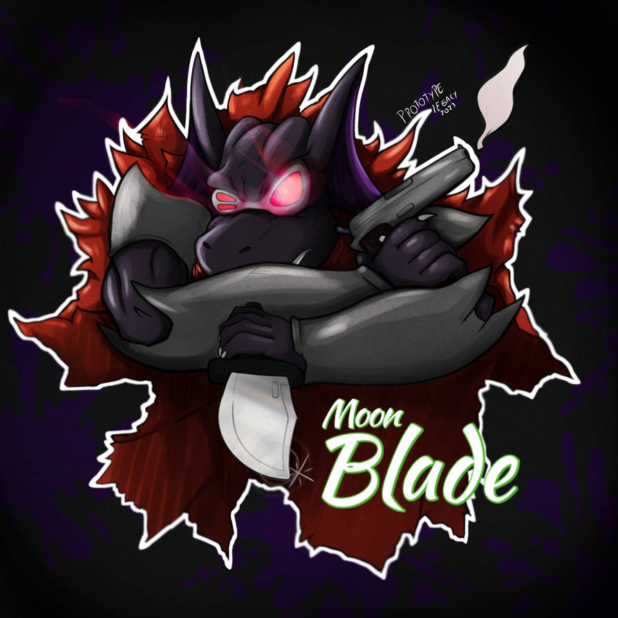 Moon Shadeblade Illustration MoonBlade 2023 by Steve-the-defender on DeviantArt