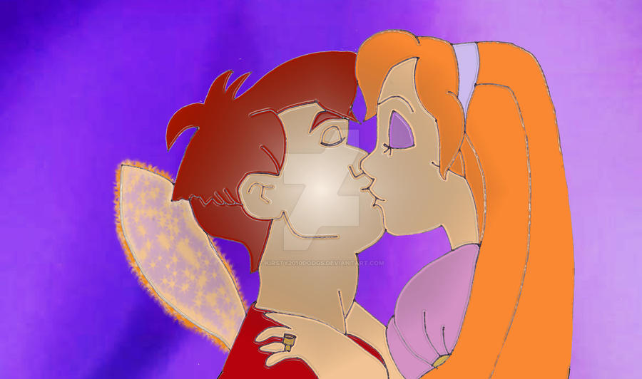 First kiss-coloured