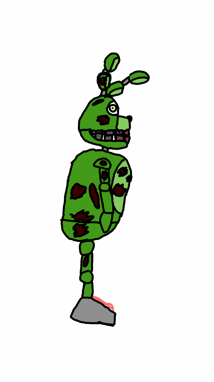 Springtrap Side Profile Springtrap Sideview by Skullplode on DeviantArt