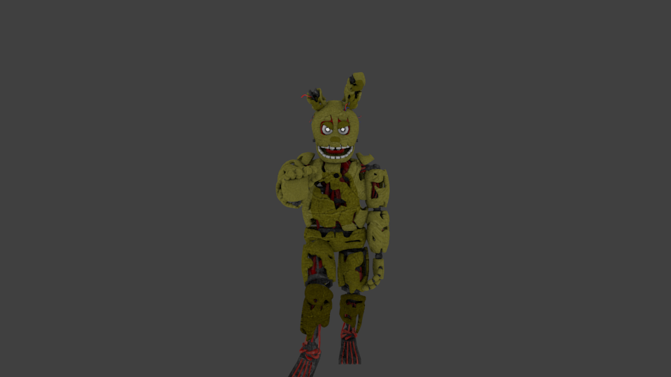 Springtrap Blender by Skullplode on DeviantArt