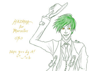 Sketch1 - Hazama from BlazBlue