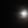 Moon on a cloudy night