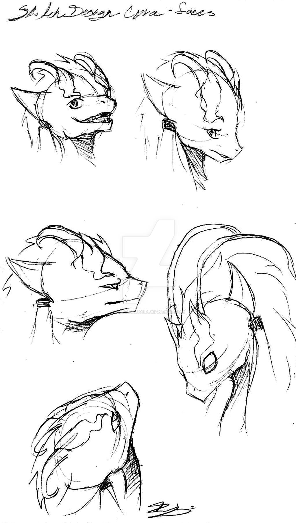 Faces Sketch Cyra