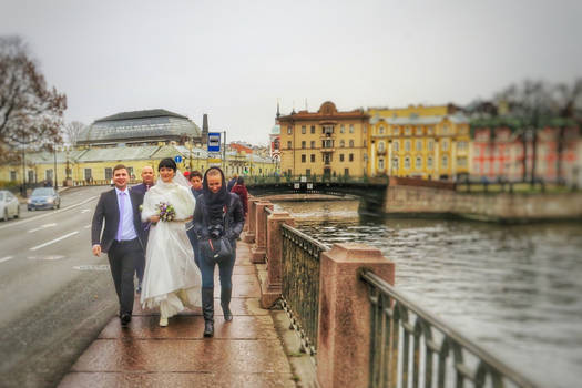 Russian wedding walk