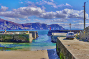 The Tide Is Out In The Harbour