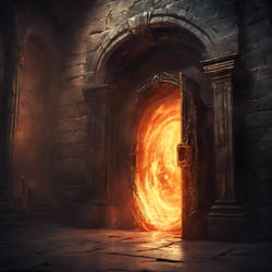 Portal to plane of fire