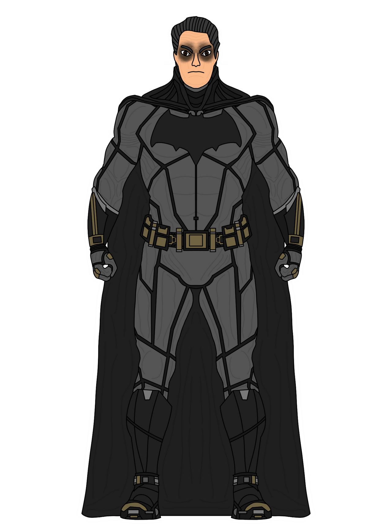 Batfleck Design Batfleck BvS by BatmanMoumen on DeviantArt