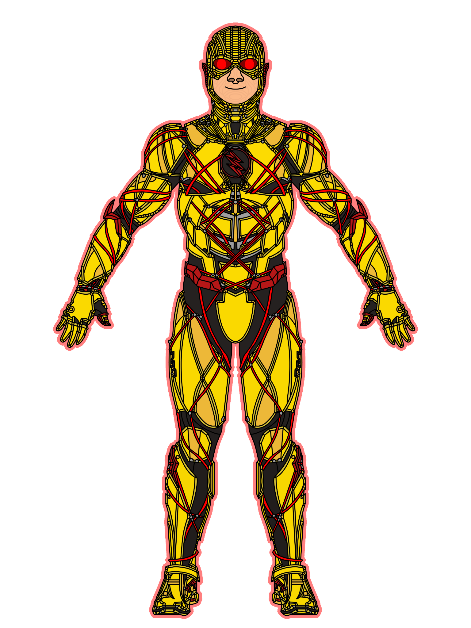 Eobard Thawne/The Reverse-Flash (with red eyes)