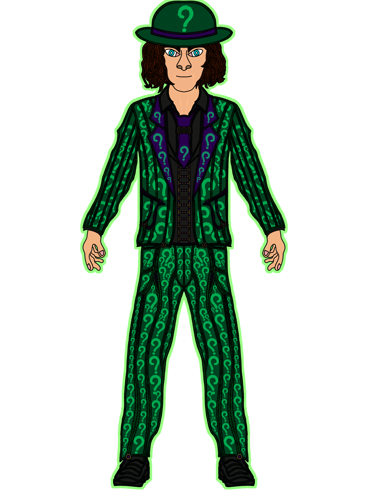 Edward Nygma/The Riddler (with hat but no glasses)