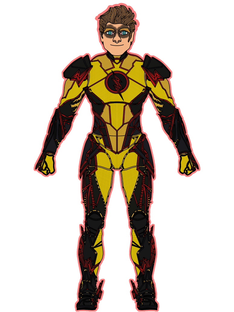 Eobard Thawne/The Reverse-Flash (Mk2 unmasked) by JB57551 on DeviantArt