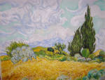 Wheatfield and Cypresses by tinta-para-lapis