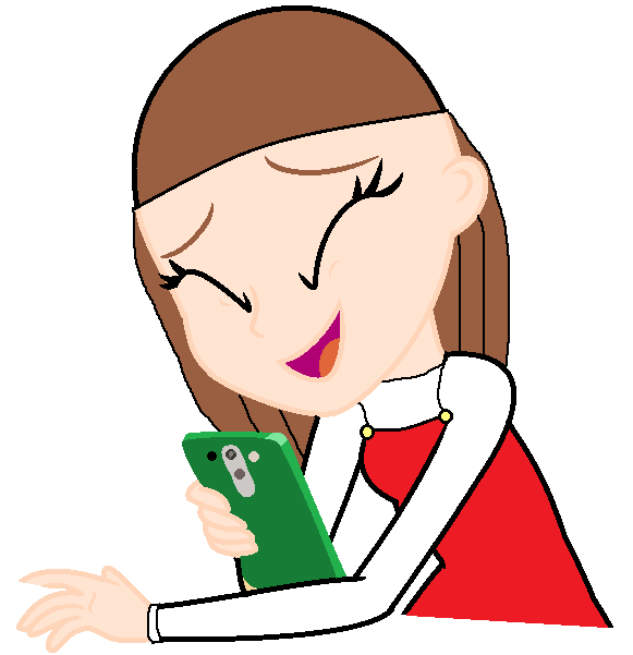 Emily laughing at a funny video on her phone by ehrisbrudt on DeviantArt Emily laughing at a funny video on her phone by ehrisbrudt on DeviantArt