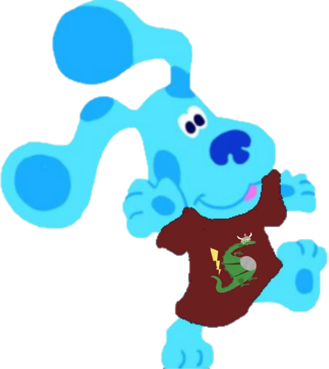 Blue wearing Glen Ruffman's shirt (PNG) by ehrisbrudt on DeviantArt