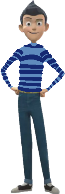 Wilbur Robinson in his blue striped shirt (LS) by ehrisbrudt on DeviantArt