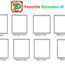 The 7D Characters Favorite Episodes Template