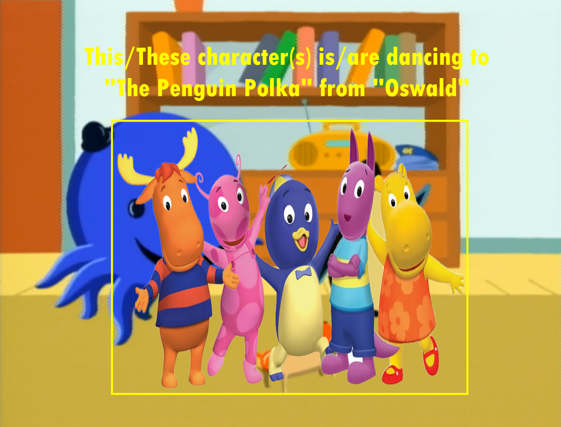 Backyardigans Dancing To The Backyardigans dance to Penguin Polka, Oswald by ehrisbrudt on ...