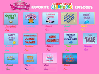 Disney Princesses Favorite MMC Episodes by ehrisbrudt