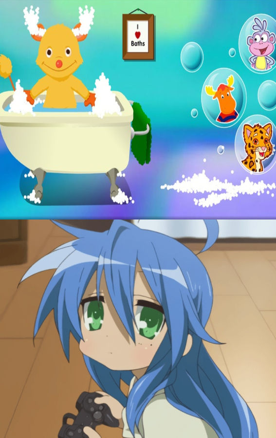 Konata plays Piper's Bubble Guessing Game by ehrisbrudt on DeviantArt