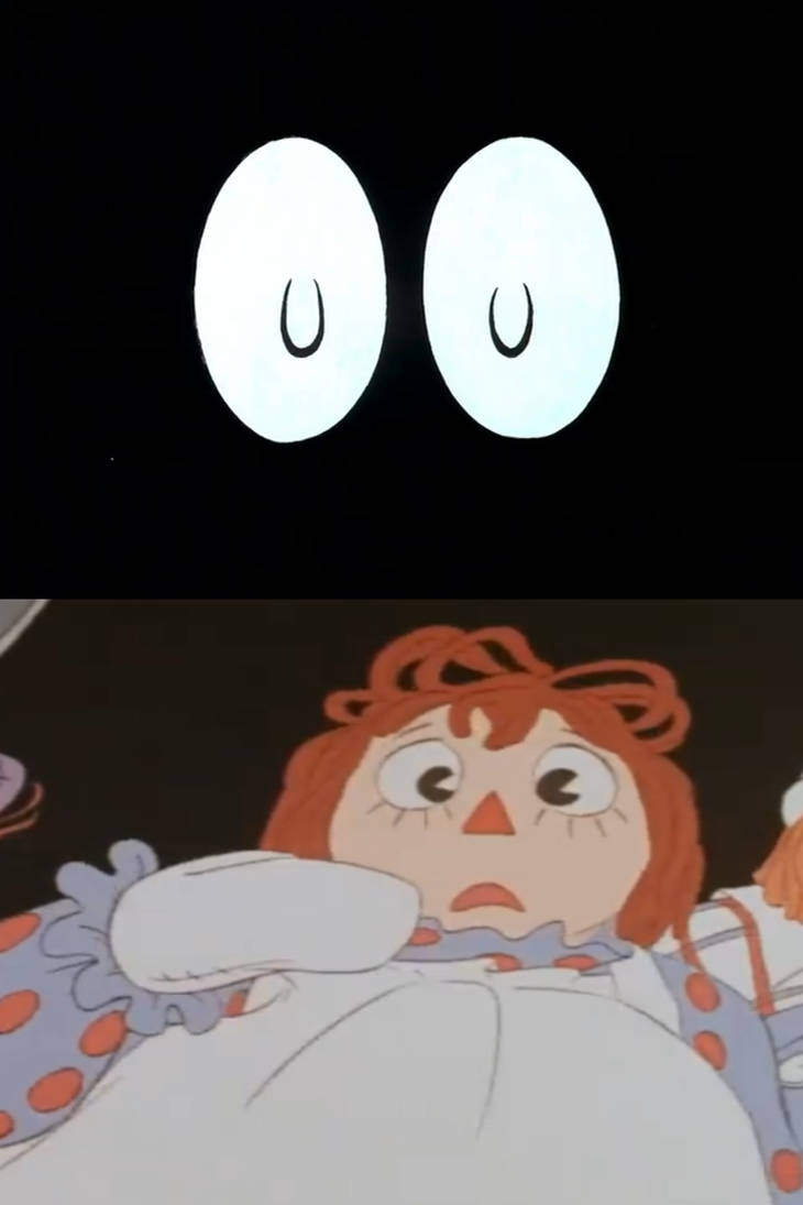 Scared Anne Raggedy Ann is scared of the Sneetch's eyes by ehrisbrudt on DeviantArt