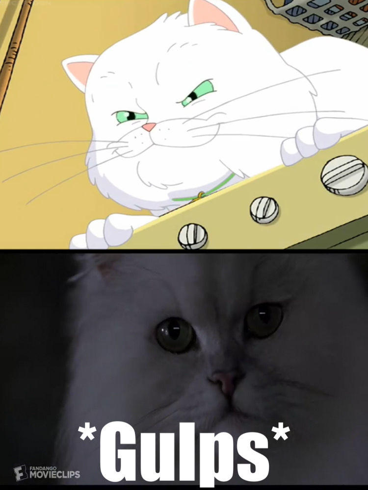 Snowbell made himself gulp 2 by ehrisbrudt on DeviantArt
