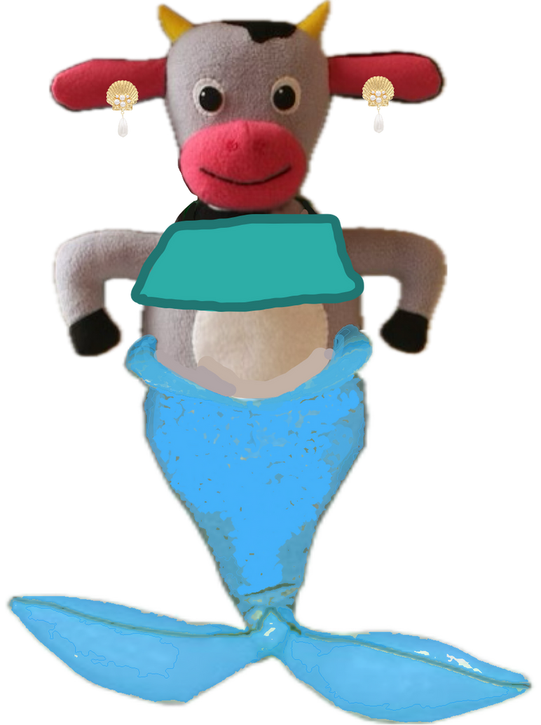 Mermaid MacDonald The Cow Fanmade Plush PNG by ehrisbrudt on DeviantArt
