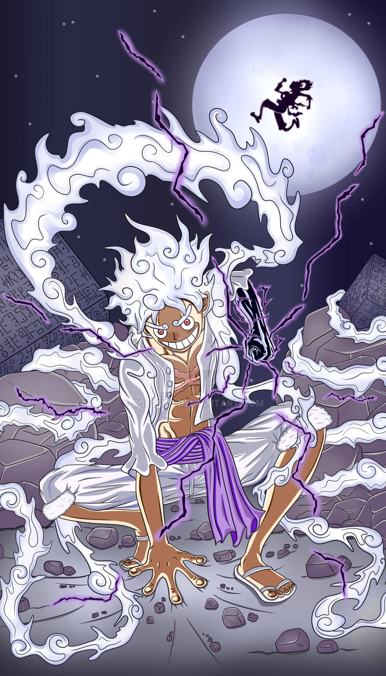 Gear 5 Luffy By Dblove2 On DeviantArt gear-5-luffy-by-dblove2-on-deviantart
