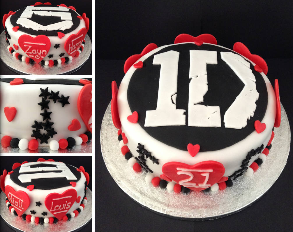 One Direction Cake By Betty002 On Deviantart