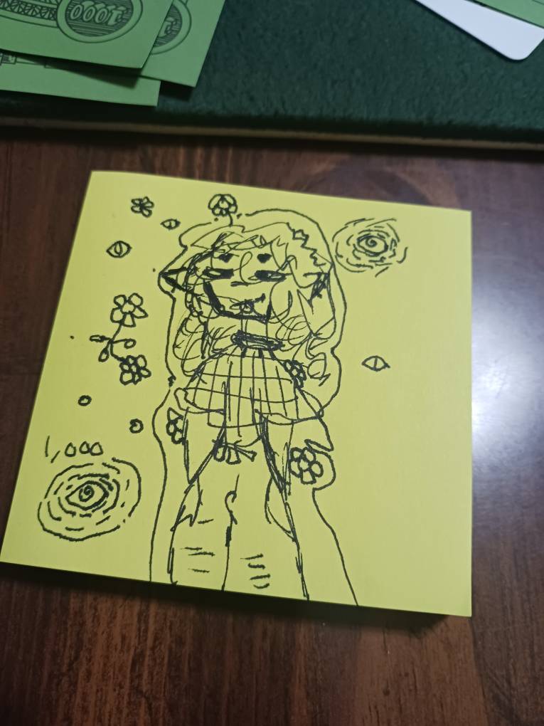 Sticky note doodle by Cactus2022 on DeviantArt