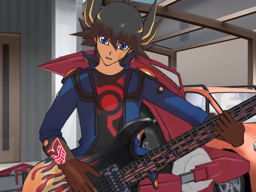 MMD - Garage band. Yusei Fudo