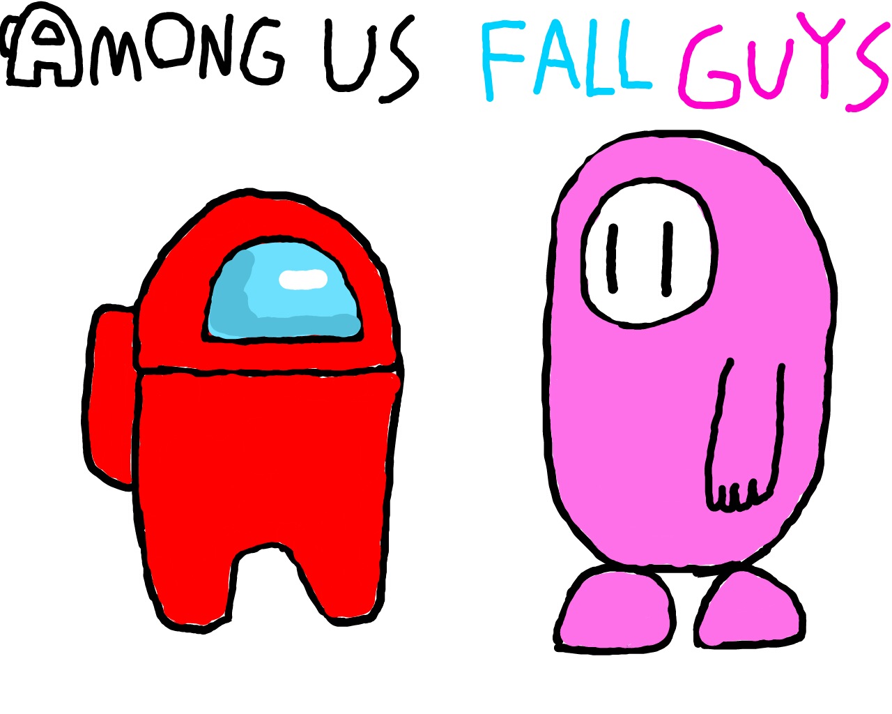 AmongUs X FallGuys meme by SuperWiiBros08 on Newgrounds