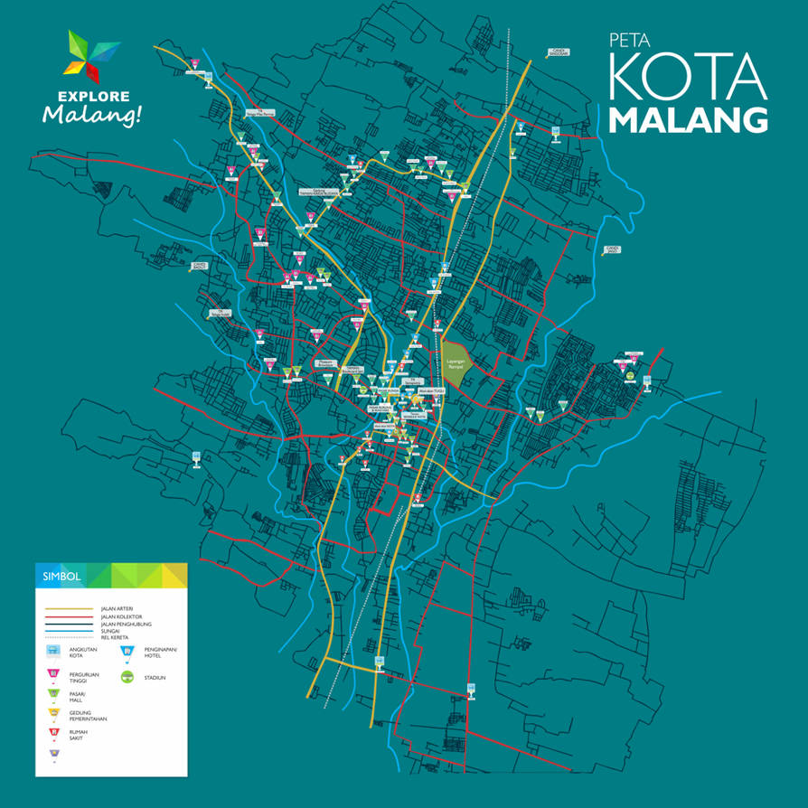 Peta Kota Malang by mmisiG2 on DeviantArt Peta Kota Malang by mmisiG2 on DeviantArt