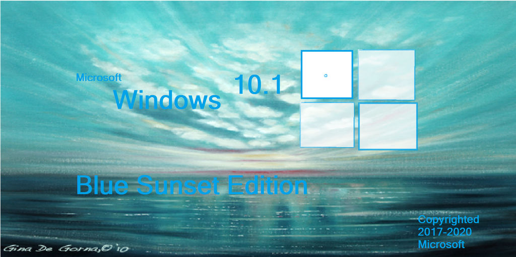 Windows 10.1 Blue Sunset Edition by OddSquadAgentTrinity on DeviantArt