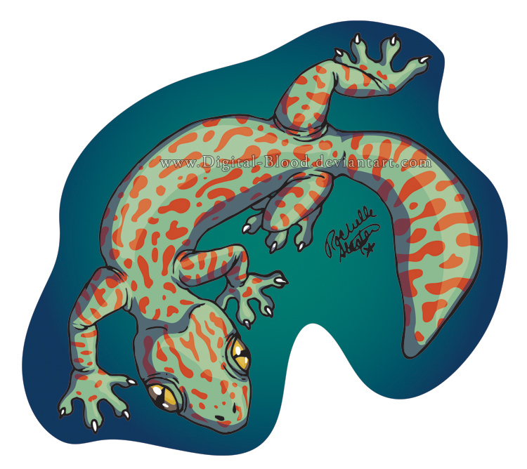 Gecko Sticker