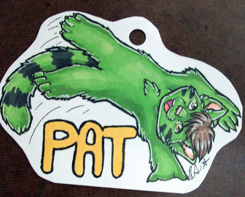 AC- Chibi badge- Pat