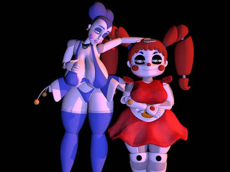 Ballora and circus boobs