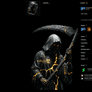 Golden Fractured Grim Reaper | Animated Artwork