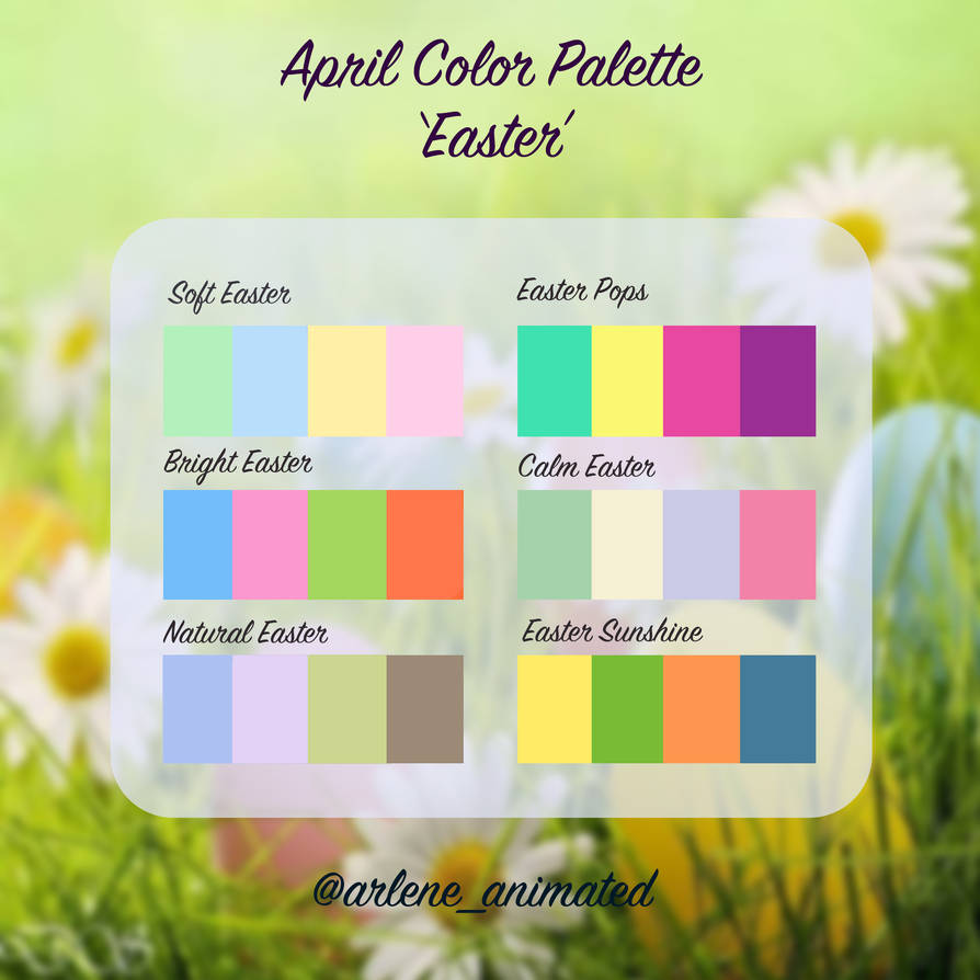 April Palette by AmidstCreations on DeviantArt