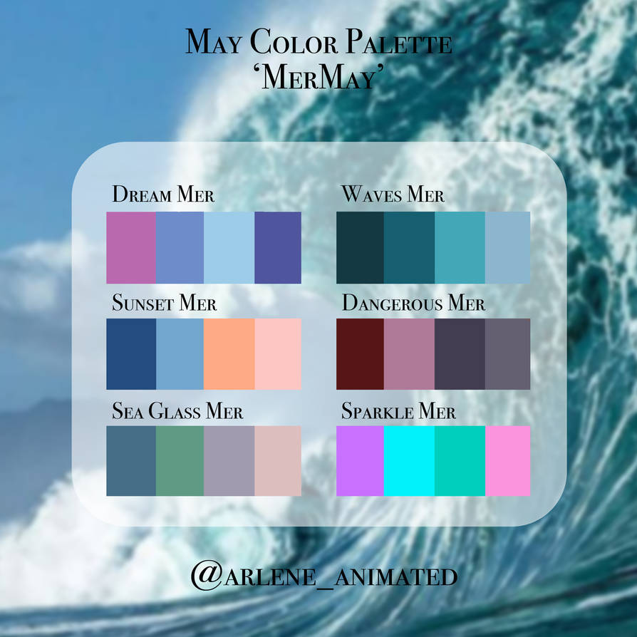 Color Mayn May Color Palette by AmidstCreations on DeviantArt