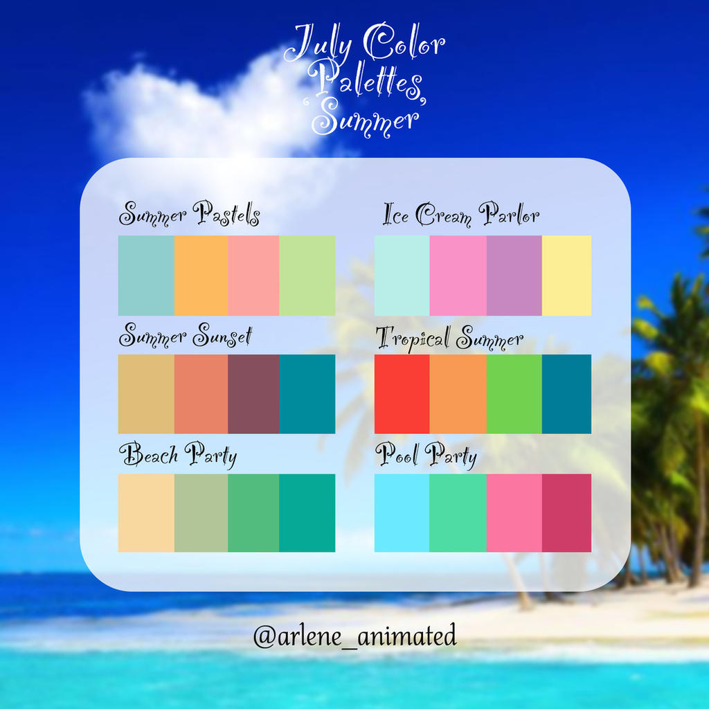 July S Color Summer July Colors