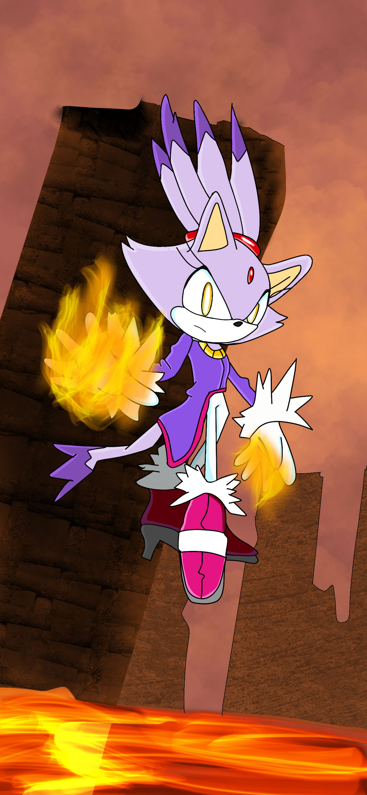 Blaze Keyed Deviantart Blaze the Cat by MilesTailsFox1992 on DeviantArt