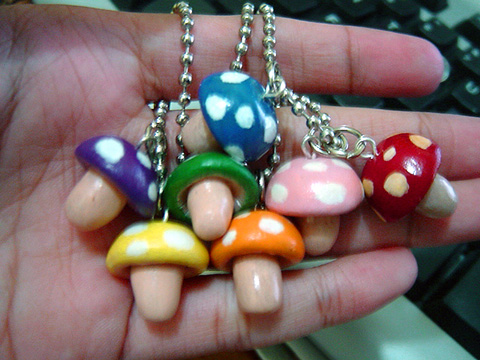 Mushroom charms