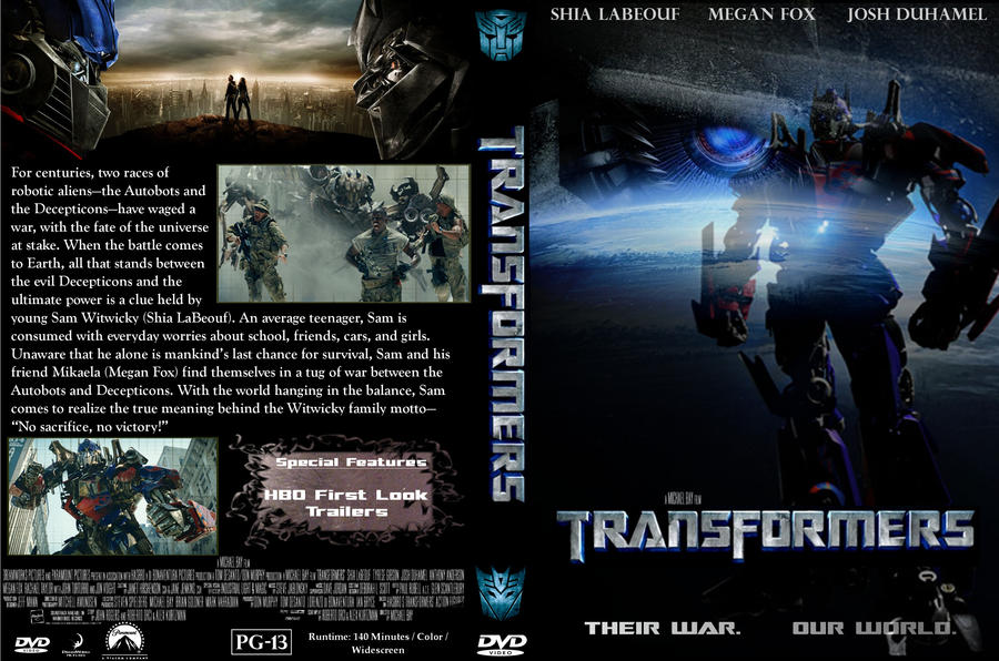 Transformers DVD Cover by Guidall on DeviantArt