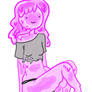 pink jelly slime girl