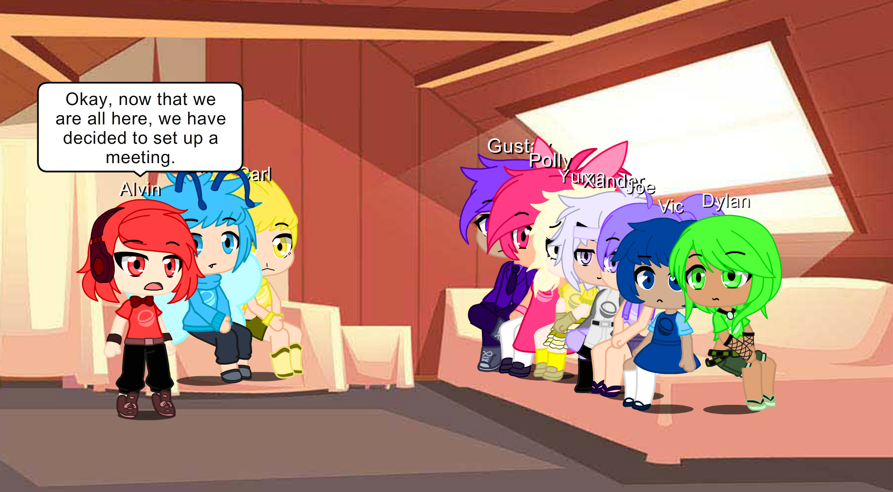 I made the krew in gacha club by ashlyn332 on DeviantArt