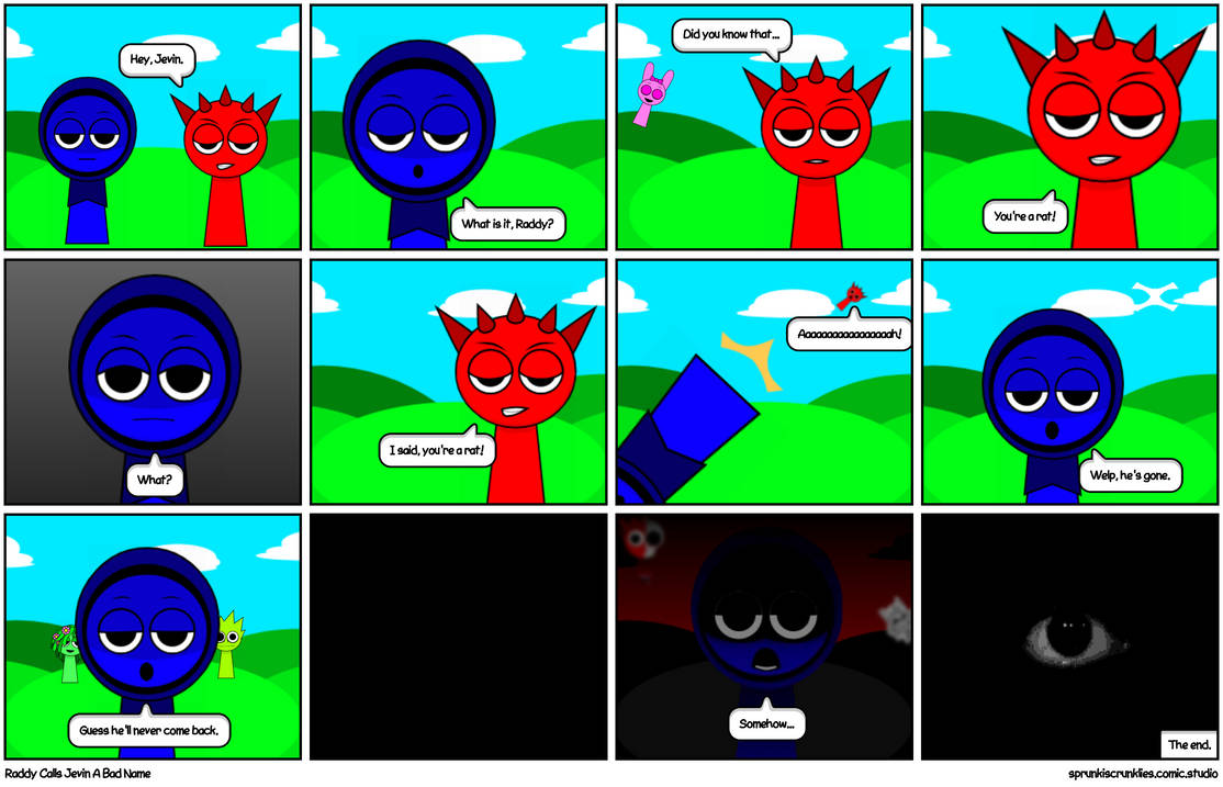 Raddy Calls Jevin A Bad Name by UnicornDraws900 on DeviantArt